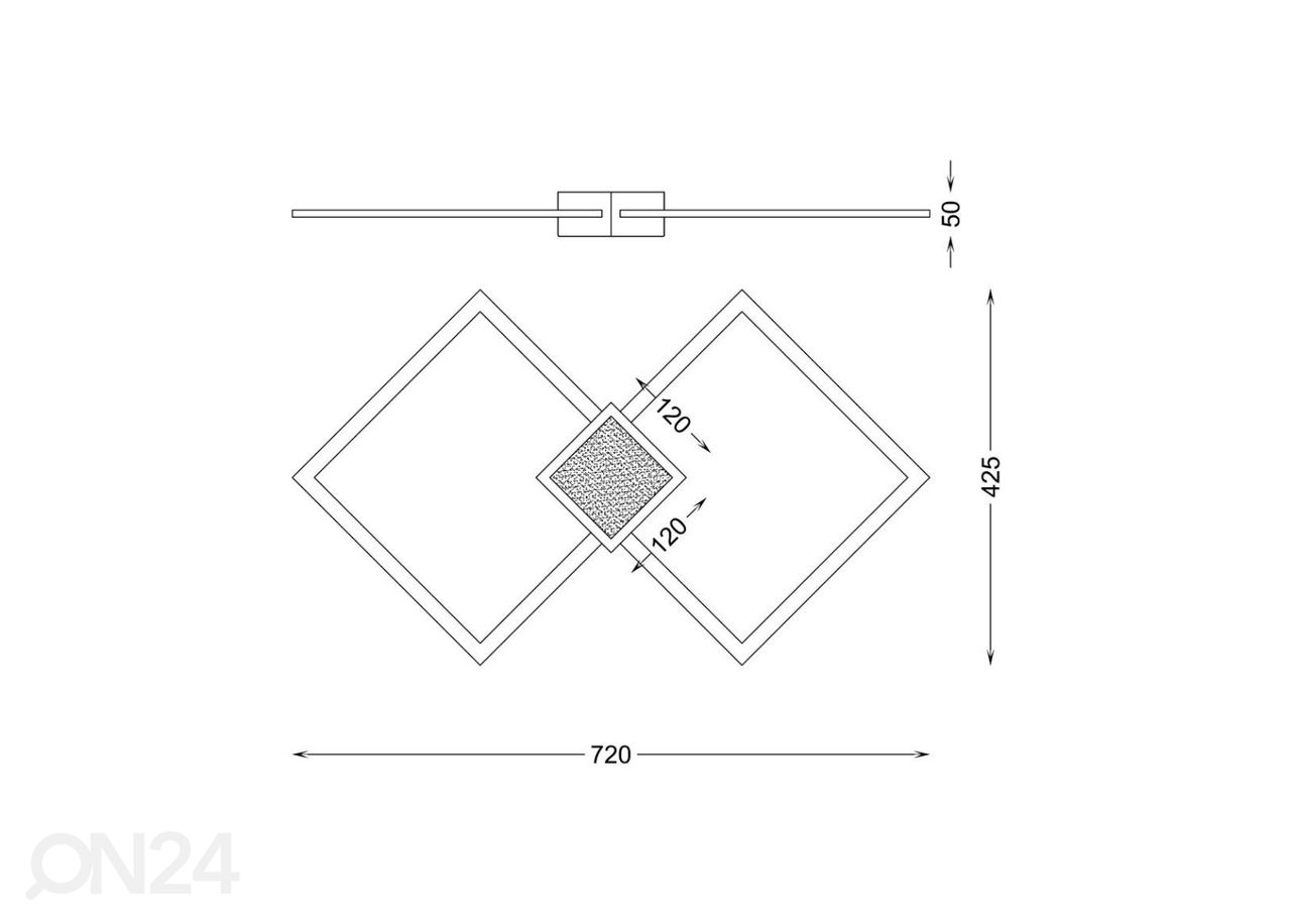 Потолочный светильник Hex 1B LED увеличить