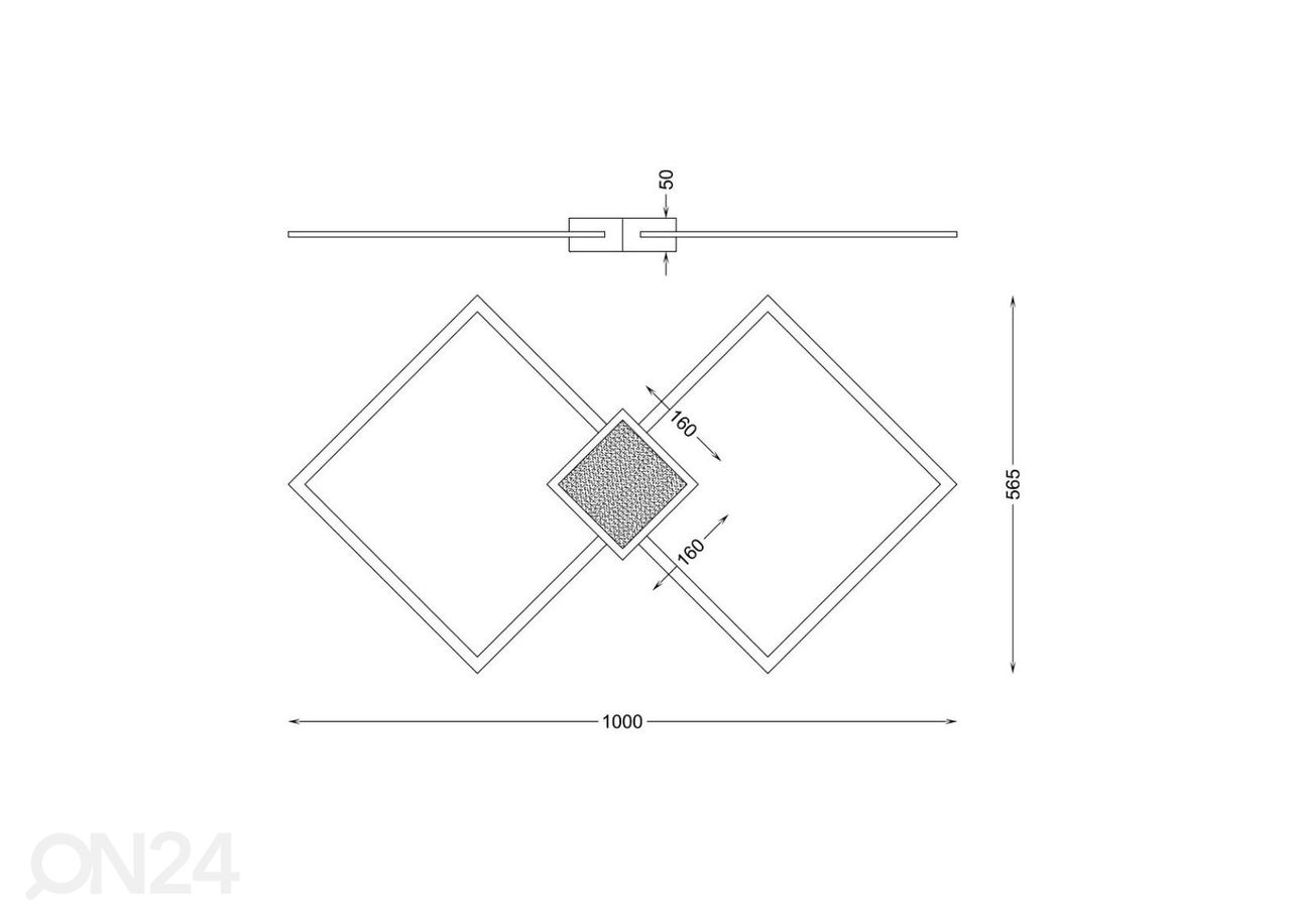 Потолочный светильник Hex 1D LED увеличить