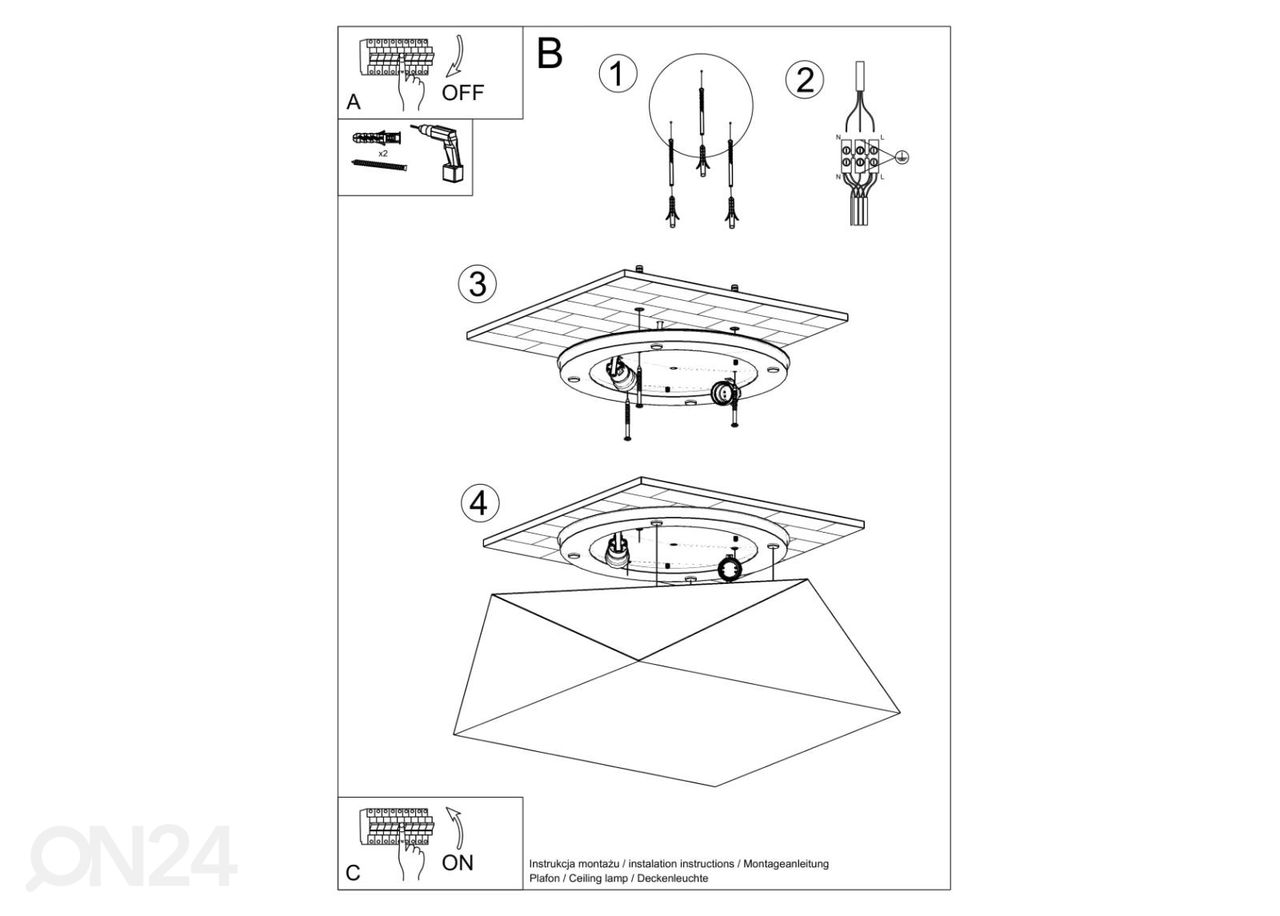 Потолочный светильник Hexa 35 увеличить