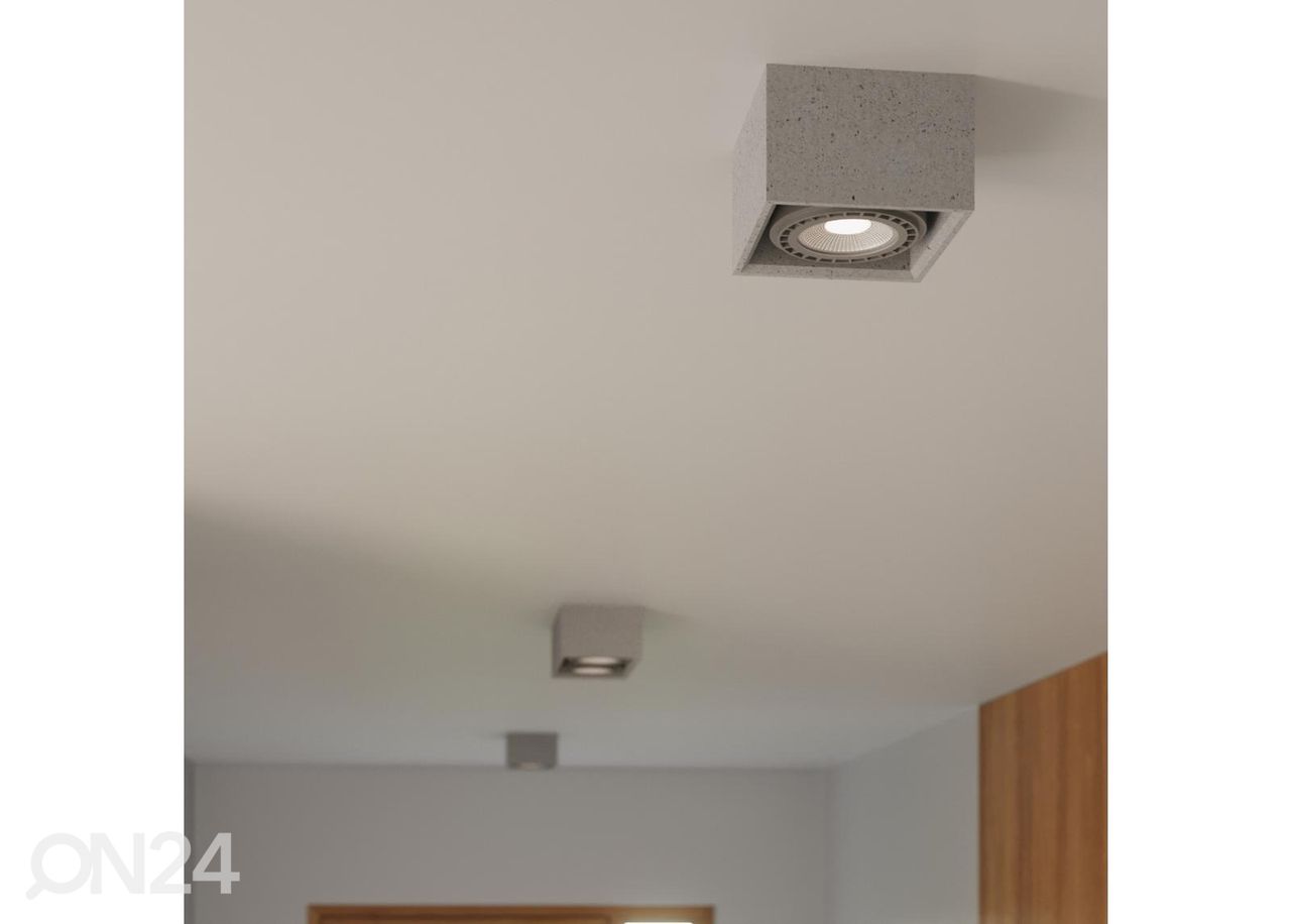 Потолочный светильник Quatro 1, бетон увеличить