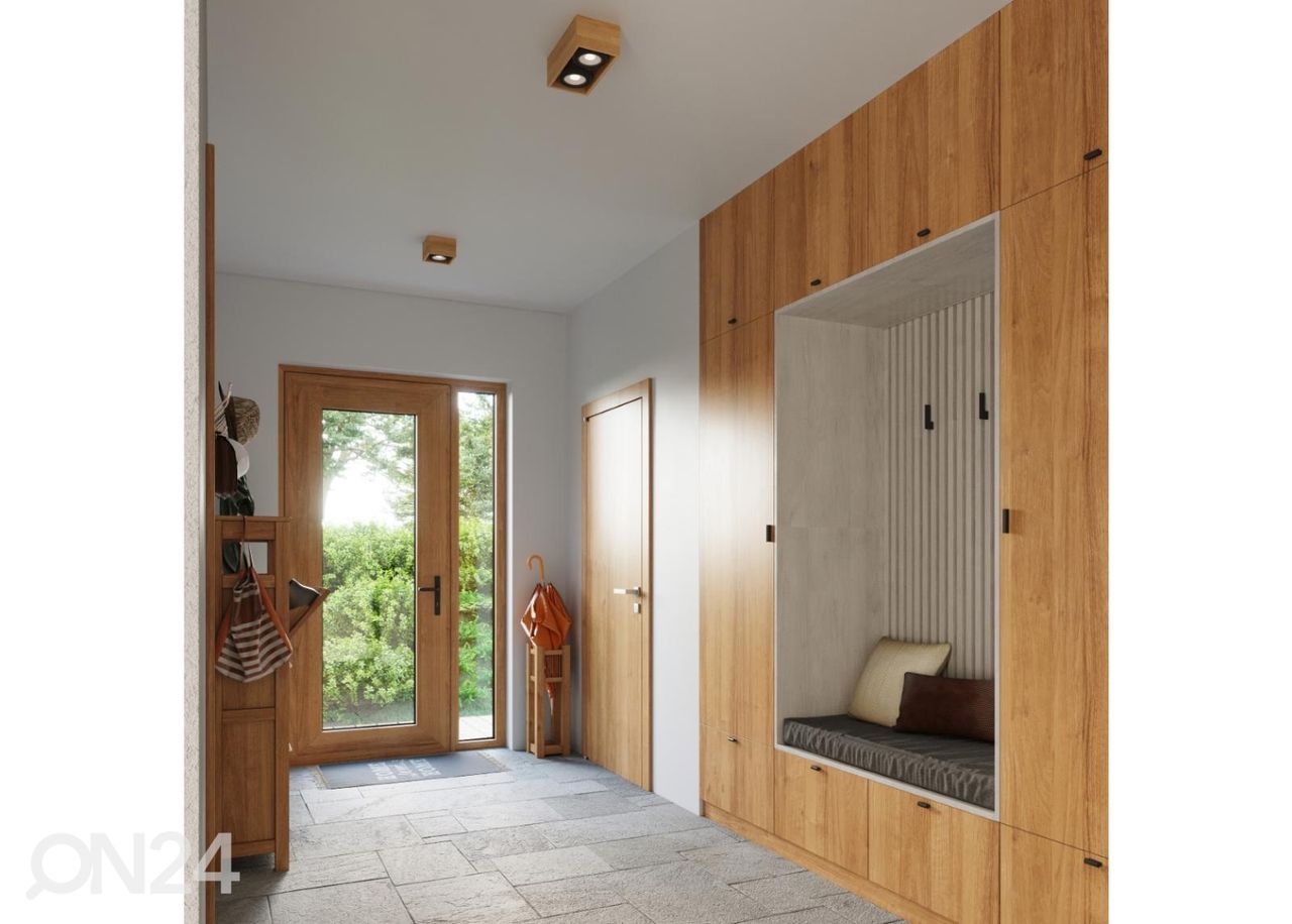 Потолочный светильник Quatro 1, натуральное дерево увеличить