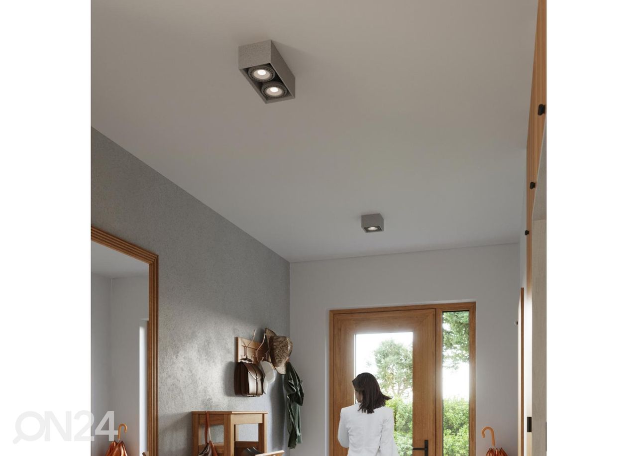 Потолочный светильник Quatro 2, бетон увеличить