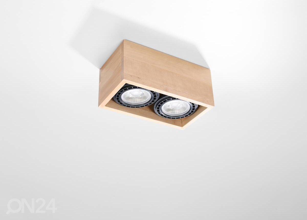 Потолочный светильник Quatro 2, натуральное дерево увеличить