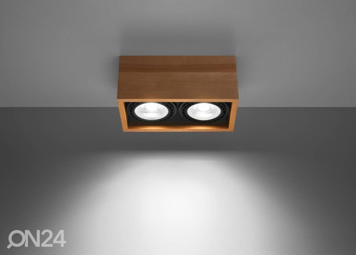Потолочный светильник Quatro 2, натуральное дерево увеличить