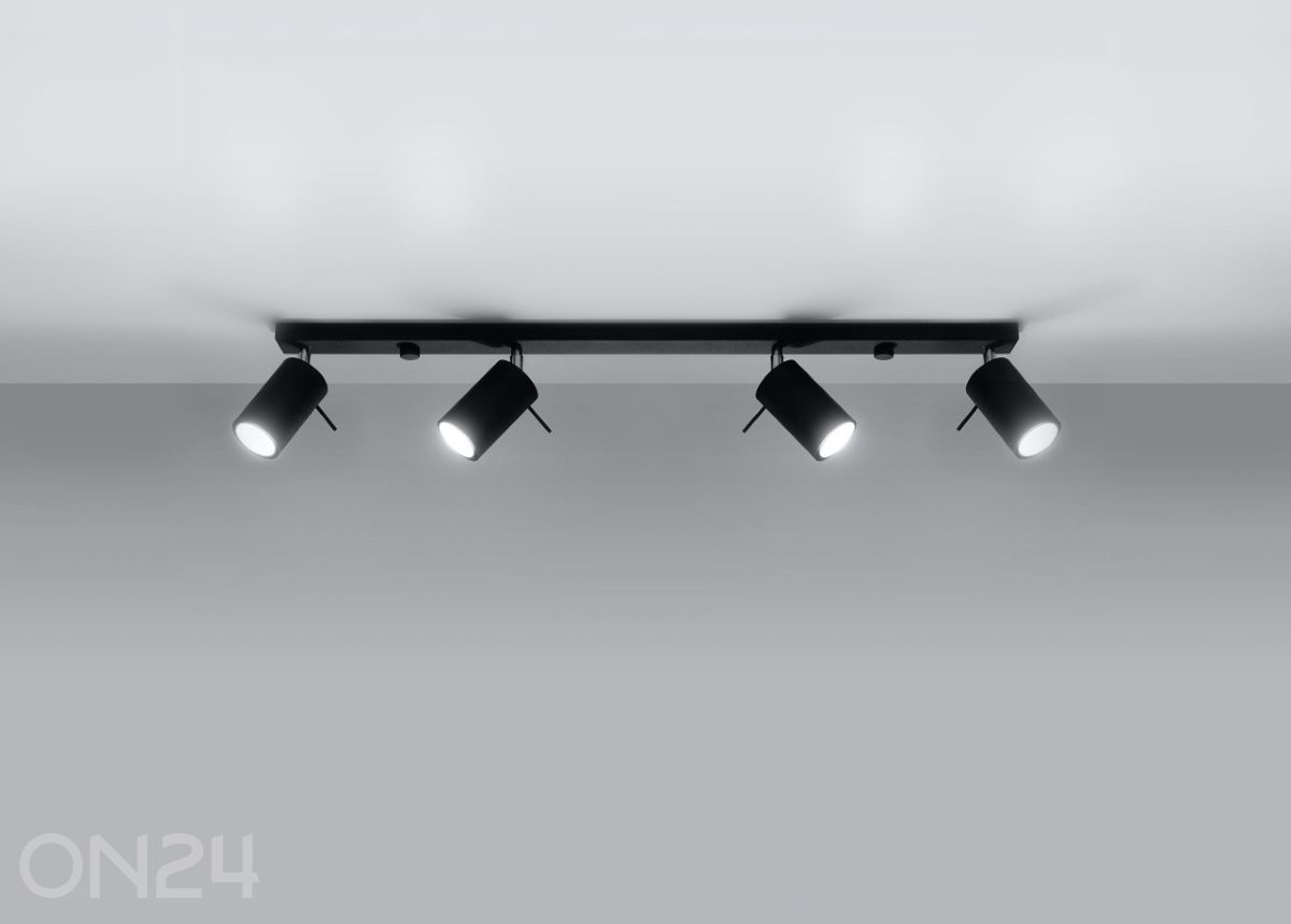 Потолочный светильник Ring 4L, черный увеличить