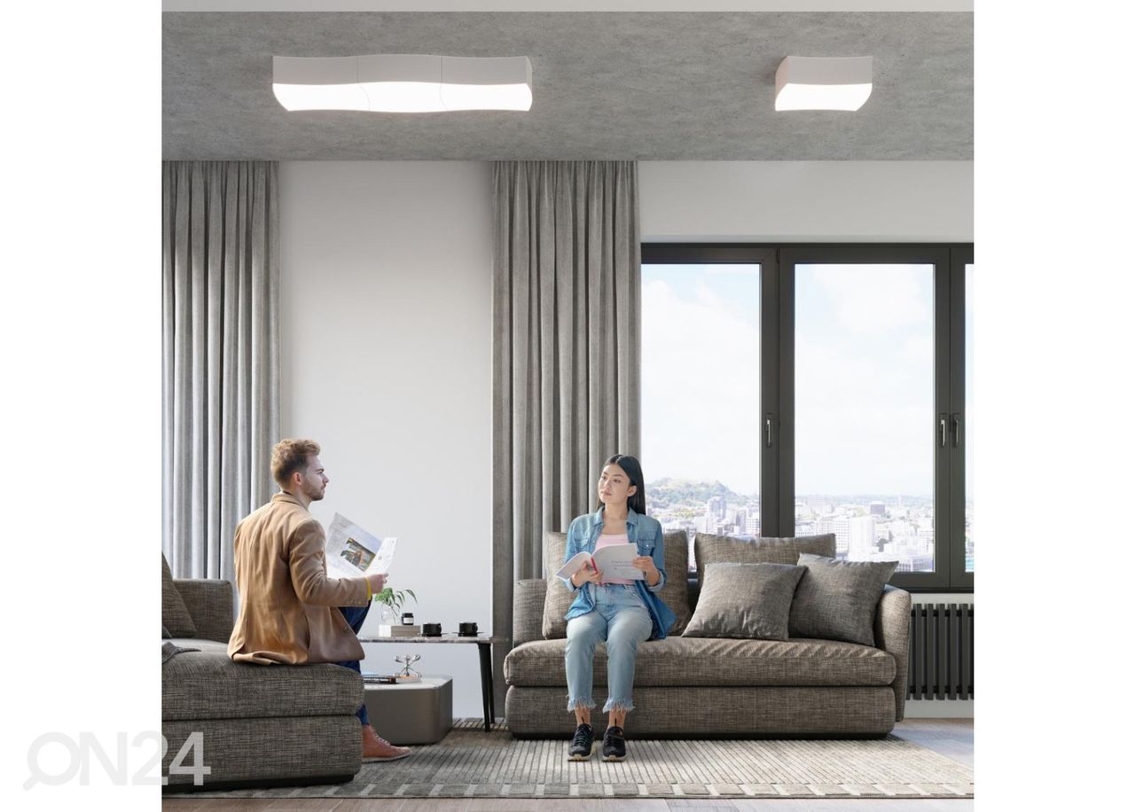 Потолочный светильник Square 1, белый увеличить