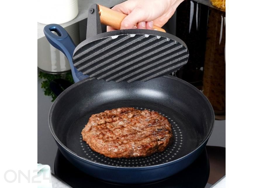 Пресс из чугуна для бургеров , Ø 17,5 см увеличить