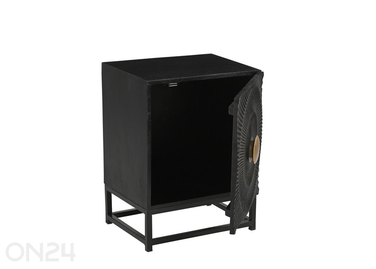 Прикроватная тумба Black Smooth 45 см увеличить