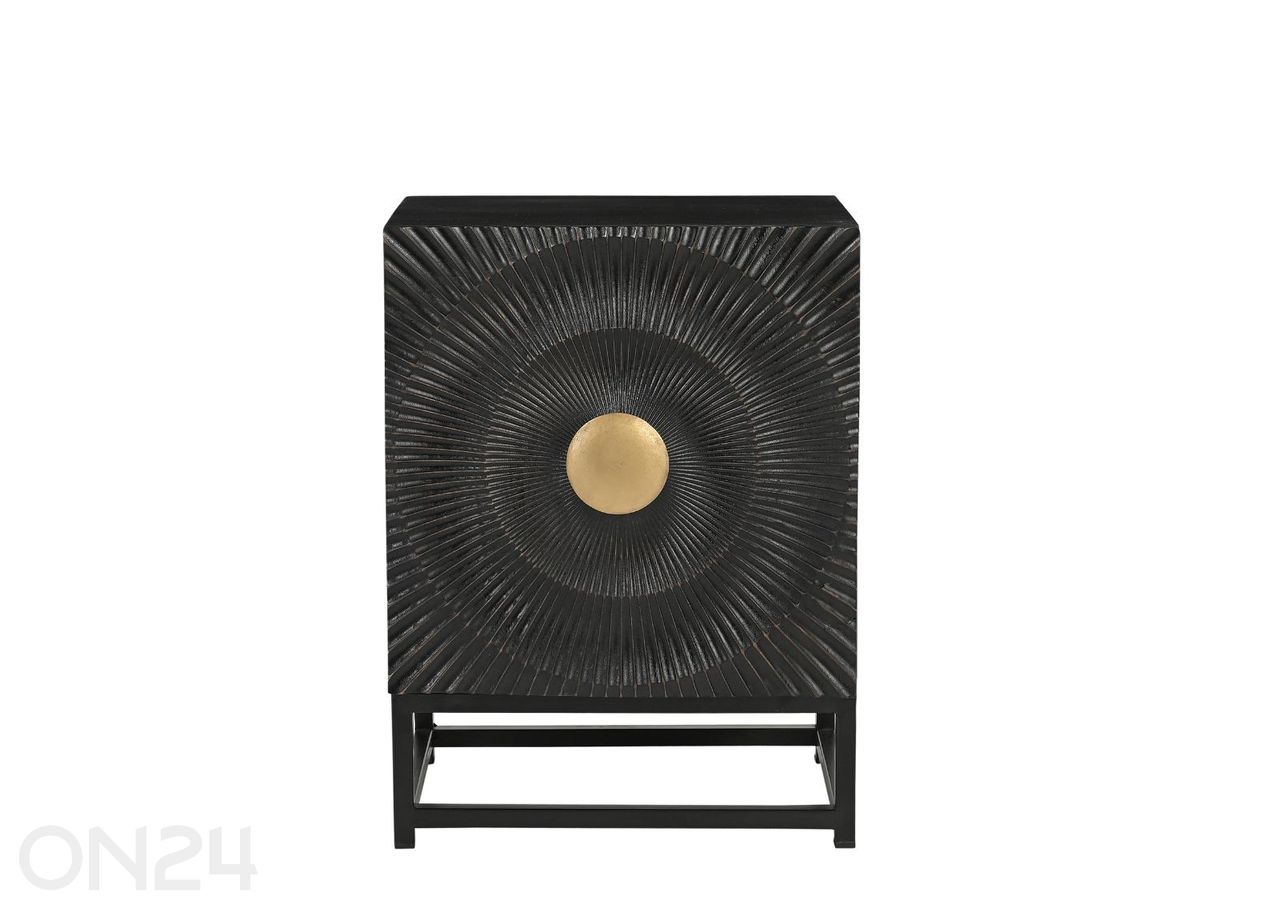 Прикроватная тумба Black Smooth 45 см увеличить