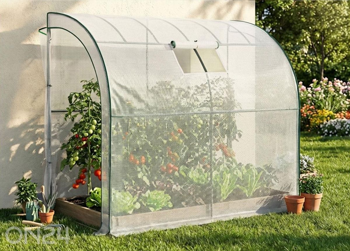 Пристенная теплица 2 м² увеличить