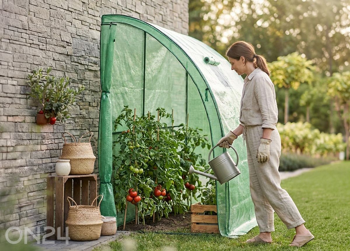 Пристенная теплица 2 м² увеличить