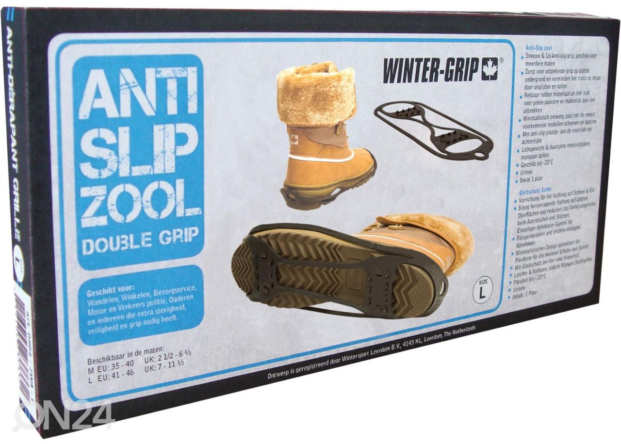 Противоскользящие подошвы Double Grip Winter-grip 35-40 увеличить