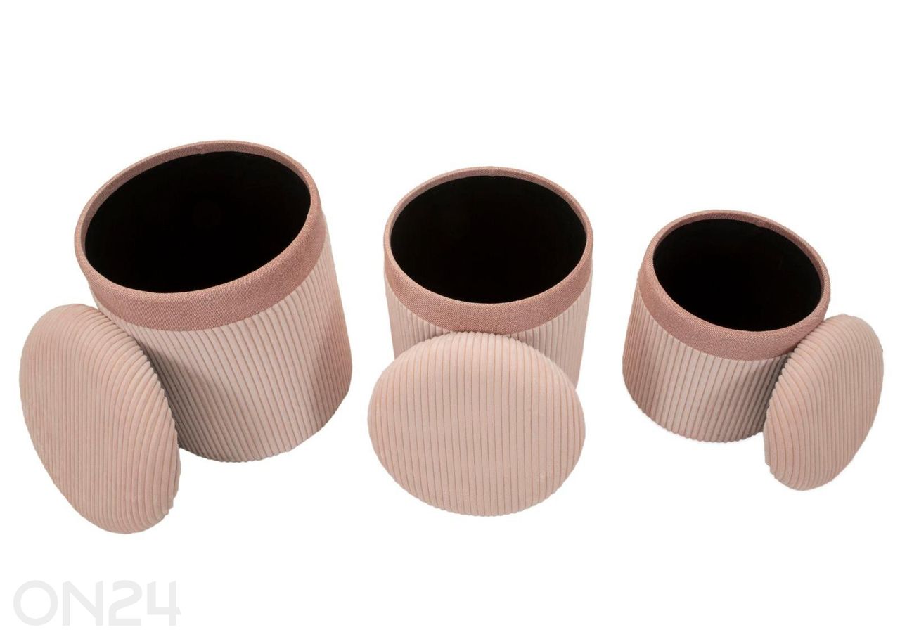 Пуф с местом для хранения, 2 шт. увеличить