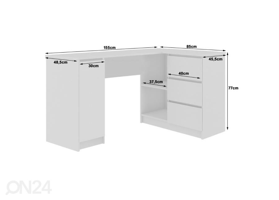 Рабочий стол Corner R увеличить