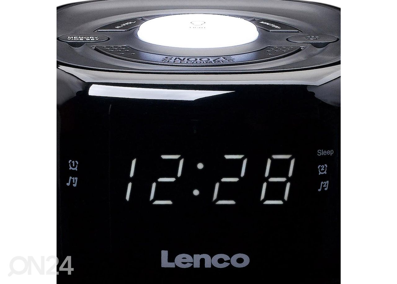 Радиочасы с ночником Lenco, черные увеличить