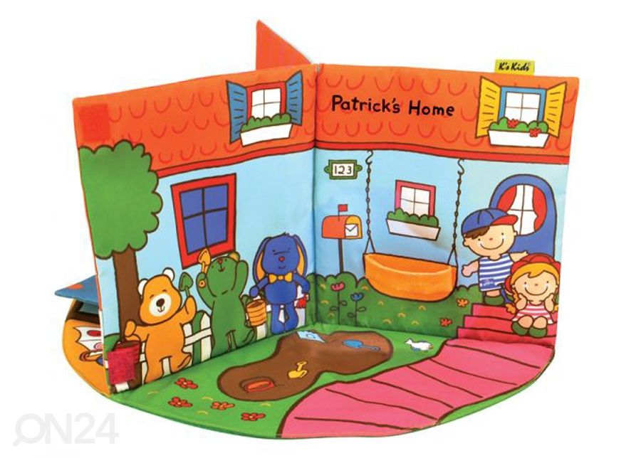 Развивающая 3D-книжка с игрушкой "В гостях у Патрика" увеличить
