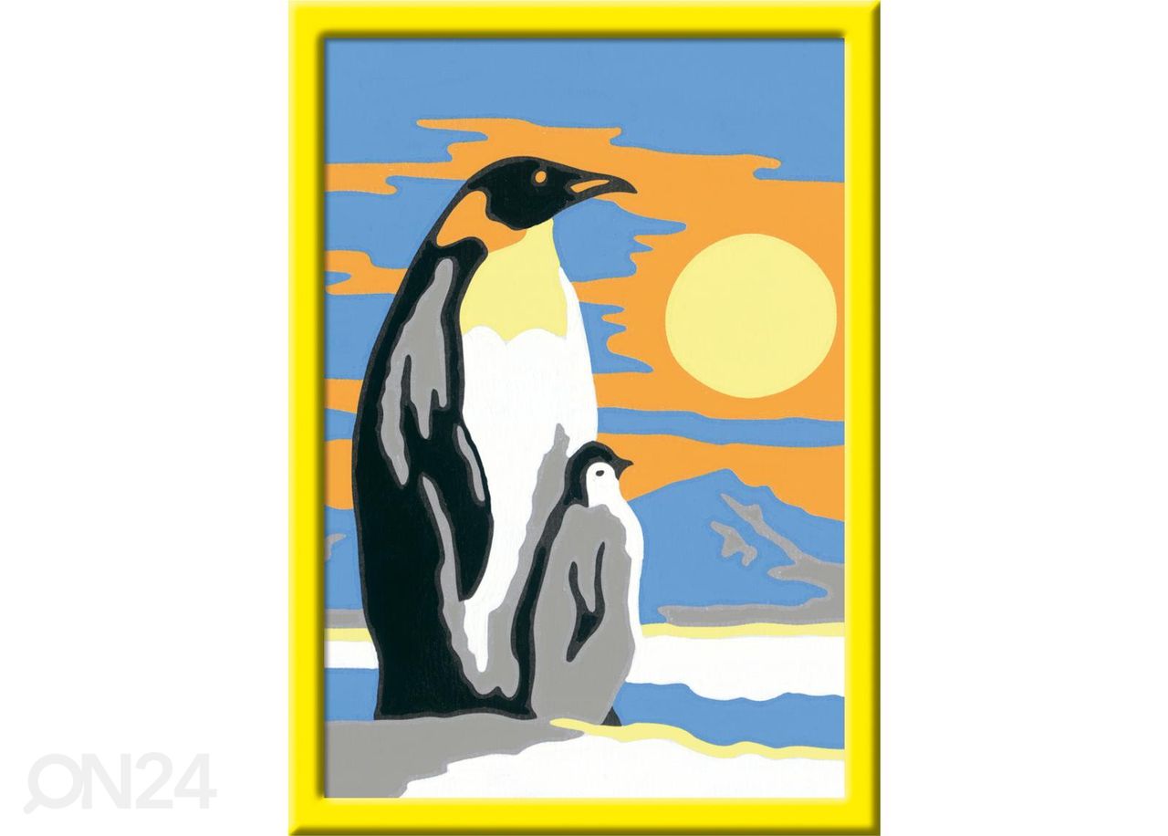 Раскраска по номерам Ravensburger Семья пингвинов увеличить