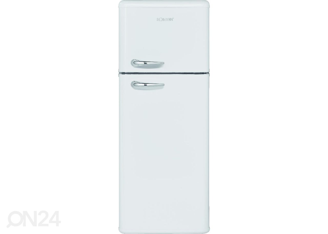 Ретро-холодильник Bomann DTR353W, белый увеличить