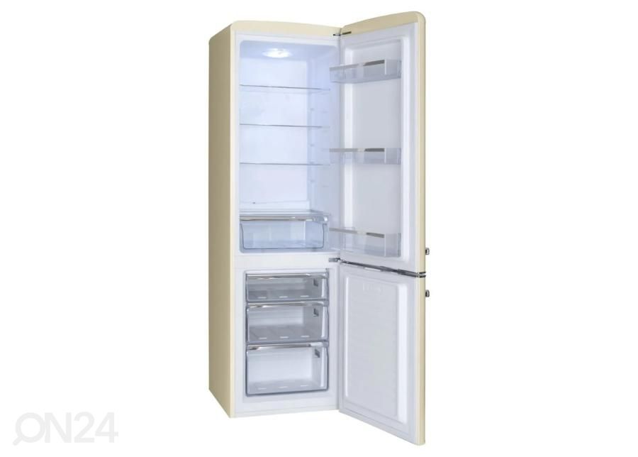 Ретро-холодильник Schlosser BC258VX, бежевый увеличить