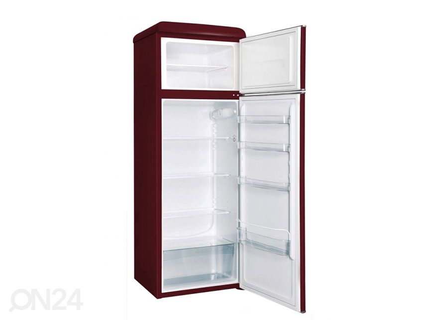 Ретро-холодильник Snaige FR26SM-PRDO0E, бордовый увеличить
