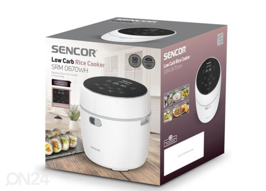 Рисоварка Sencor SRM0670WH, белая увеличить