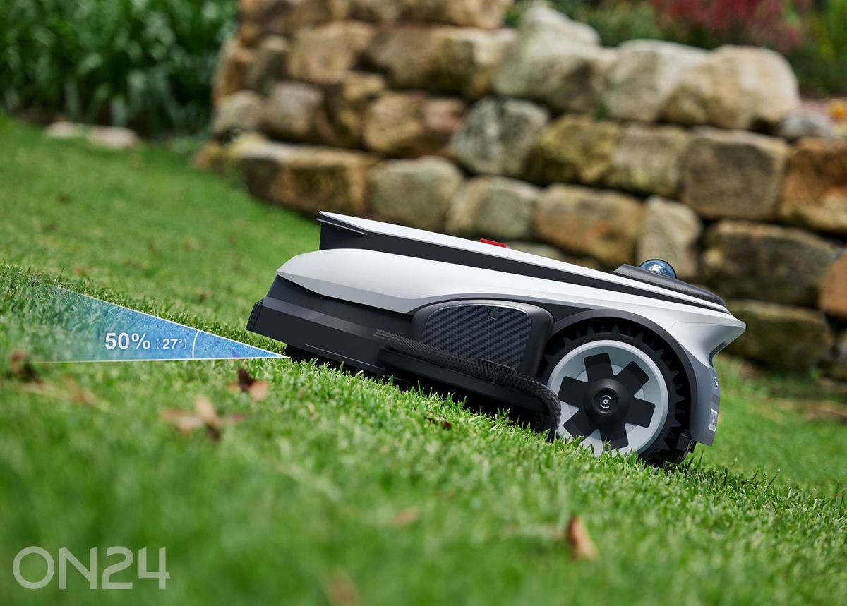 Робот-газонокосилка Ecovacs Goat A1600 LiDAR PRO, 1600 м², TruEdge триммер увеличить