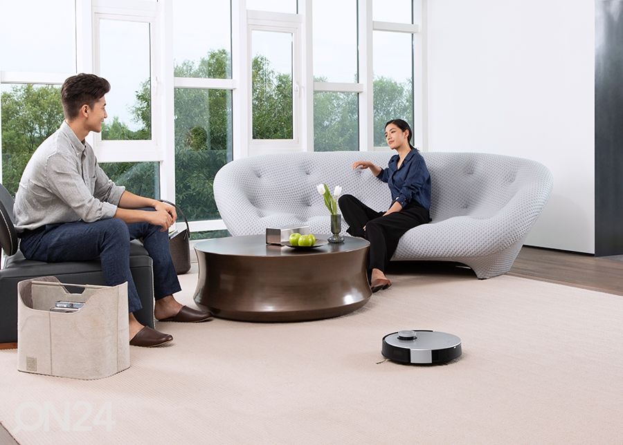Робот-пылесос со станцией для сбора пыли ECOVACS DEEBOT X1 PLUS увеличить