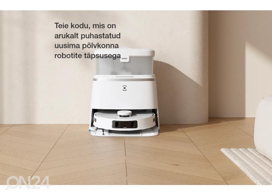 Робот-пылесос Ecovacs Deebot T30 PRO OMNI, влажная и сухая уборка, белый увеличить