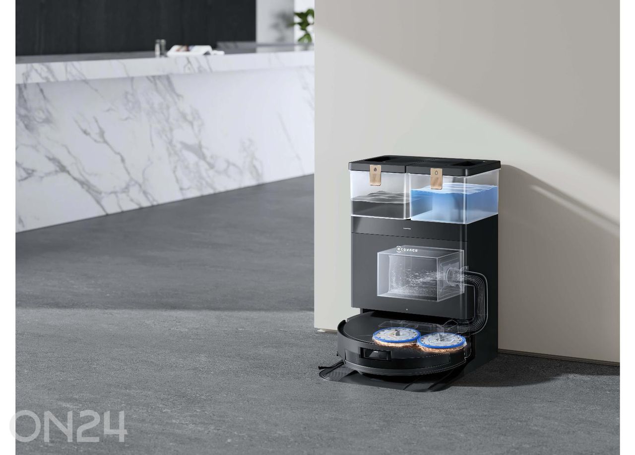 Робот-пылесос Ecovacs Deebot T50 MAX PRO OMNI BLACK увеличить