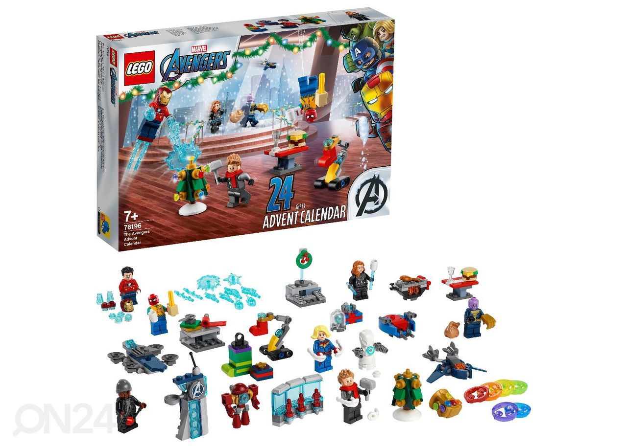 Рождественский календарь LEGO Marveli Payers увеличить
