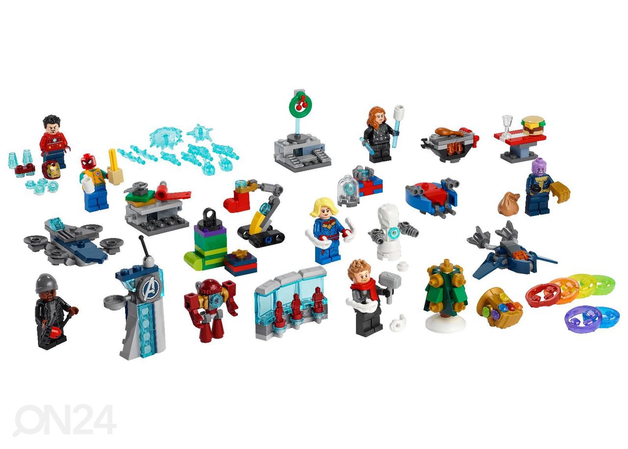 Рождественский календарь LEGO Marveli Payers увеличить