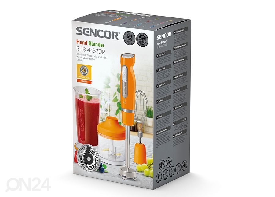 Ручной блендер Sencor SHB4463OREUE3 увеличить