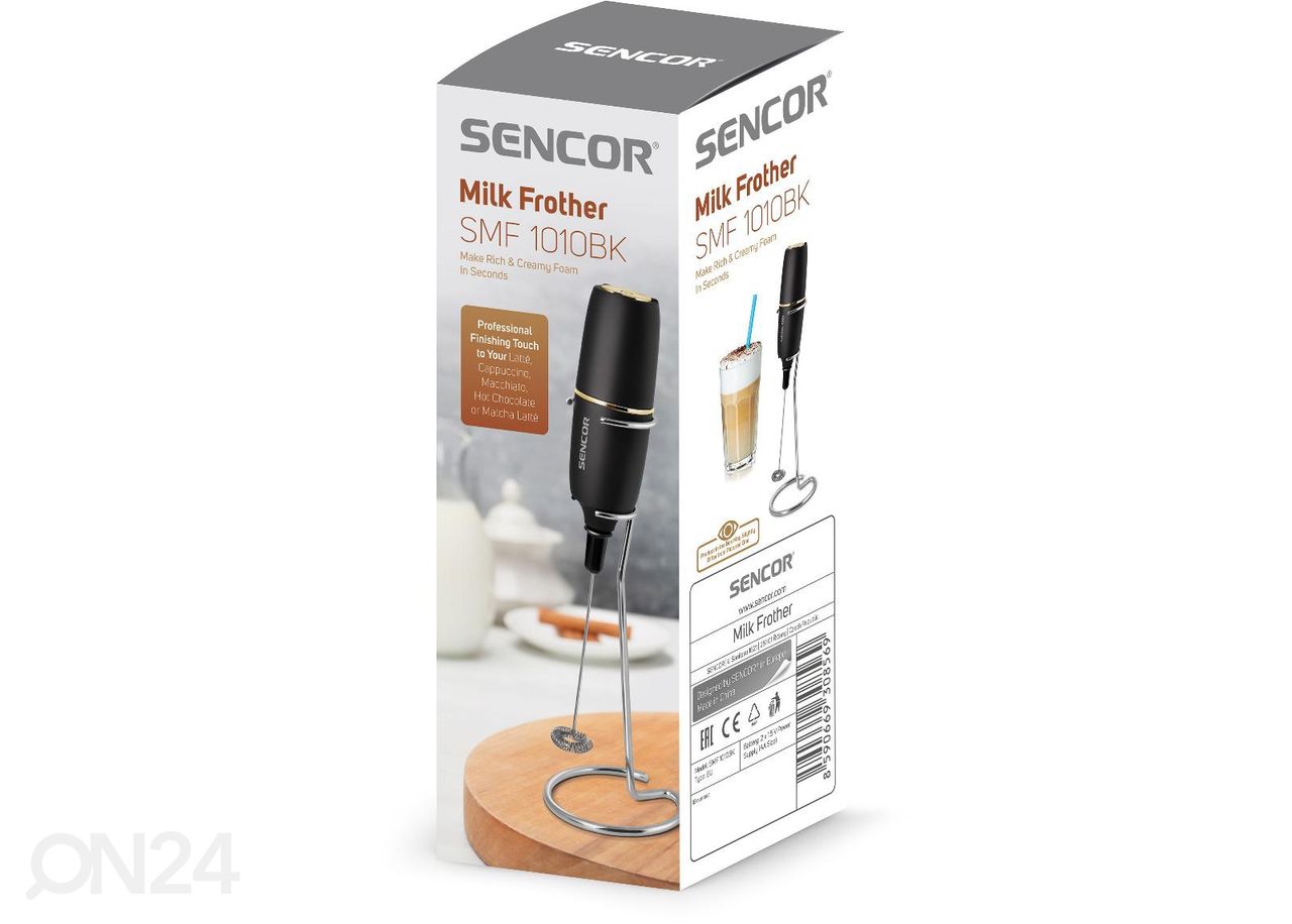 Ручной капучинатор Sencor SMF1010BK, черный увеличить