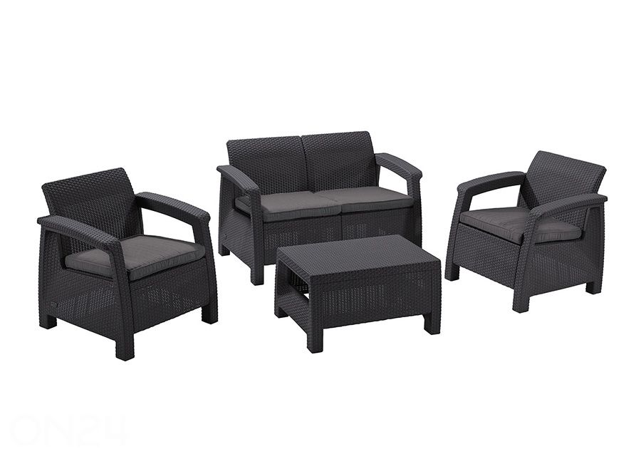 Садовая мебель Keter Corfu, графит увеличить