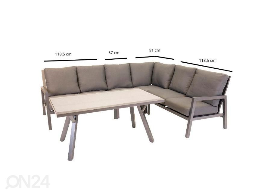 Садовая мебель Navel (угловой диван + стол) увеличить