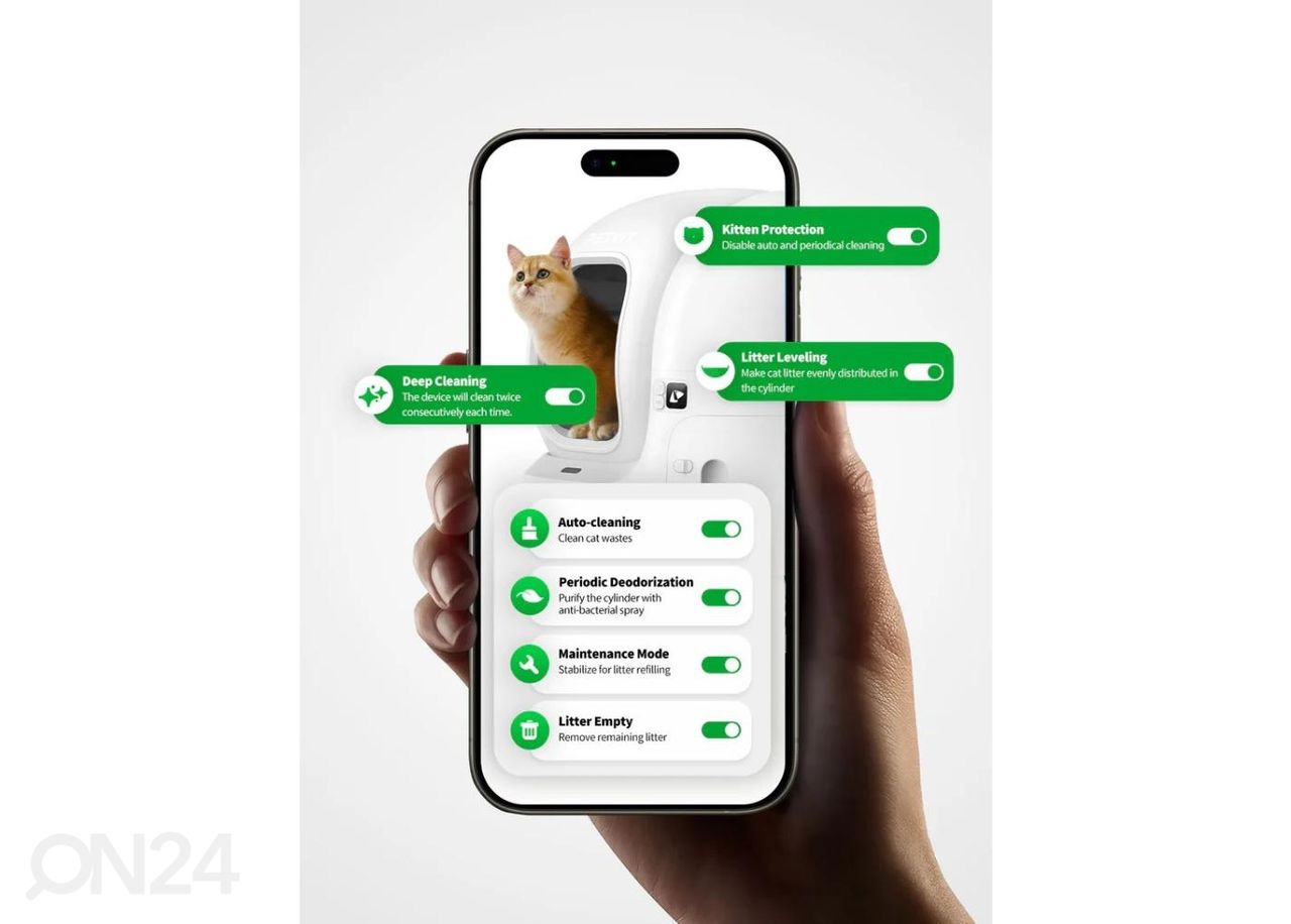 Самоочищающийся умный кошачий туалет Petkit Pura MAX 2 увеличить
