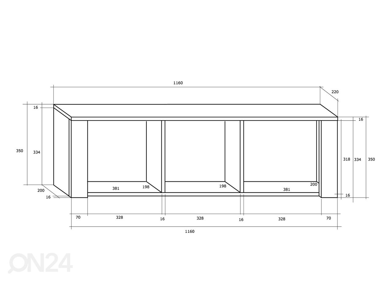 Секция Midleton 289 cm увеличить