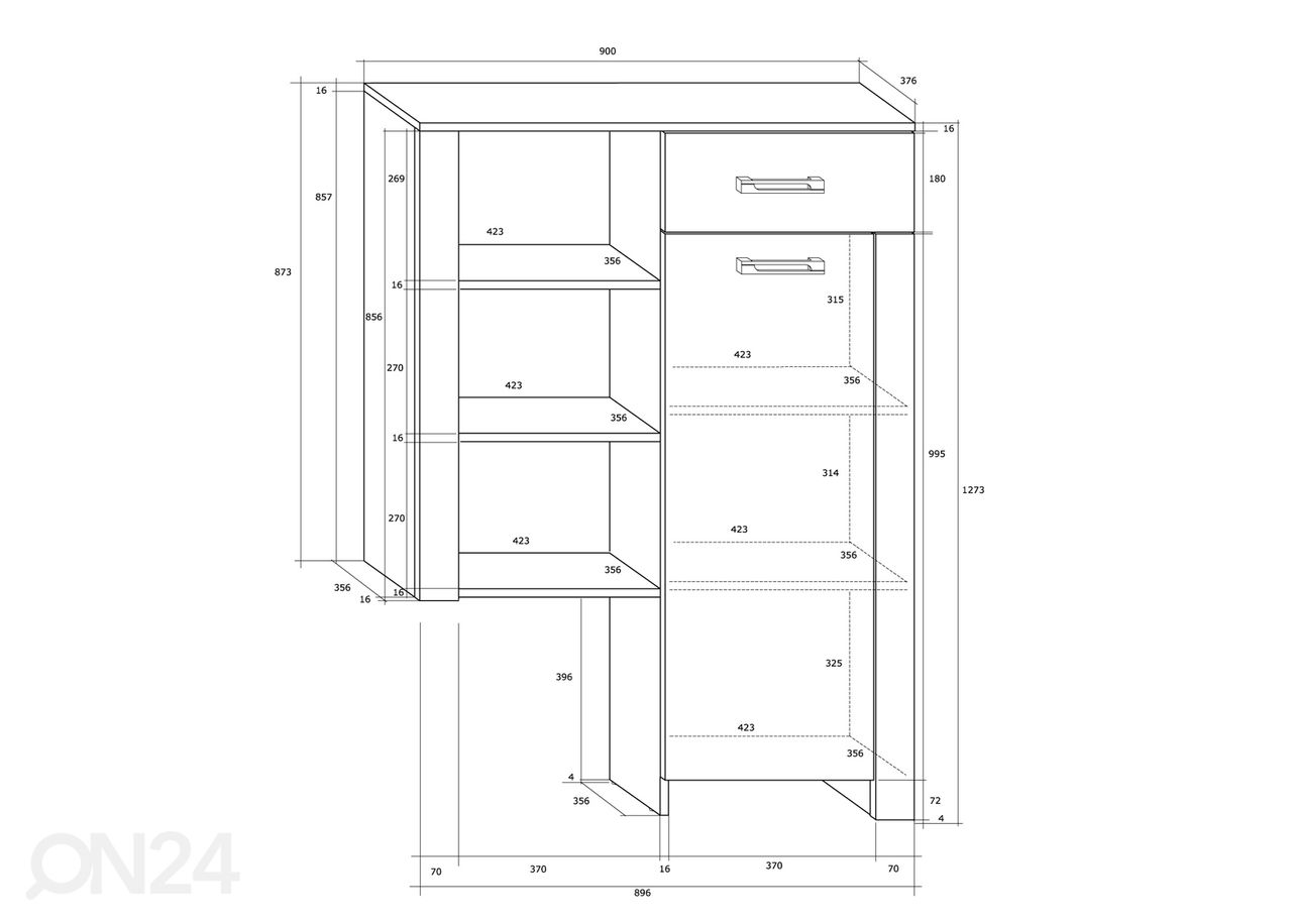 Секция Midleton 289 cm увеличить