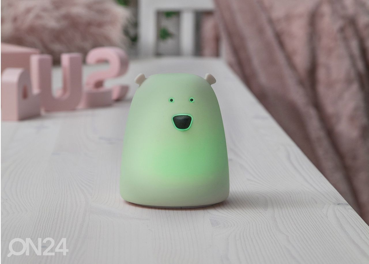 Сенсорный ночник Big Bear, розовый увеличить