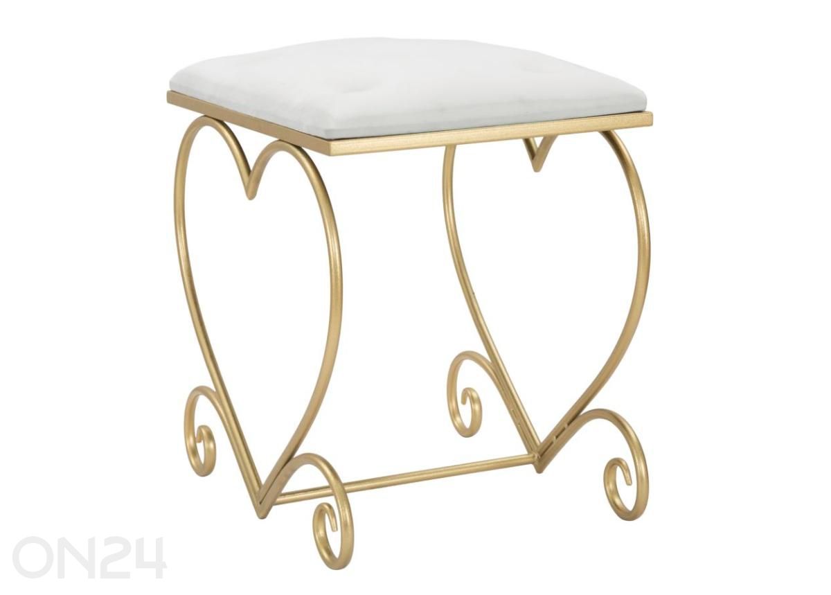 Скамья Heart, кремово-золотистый увеличить