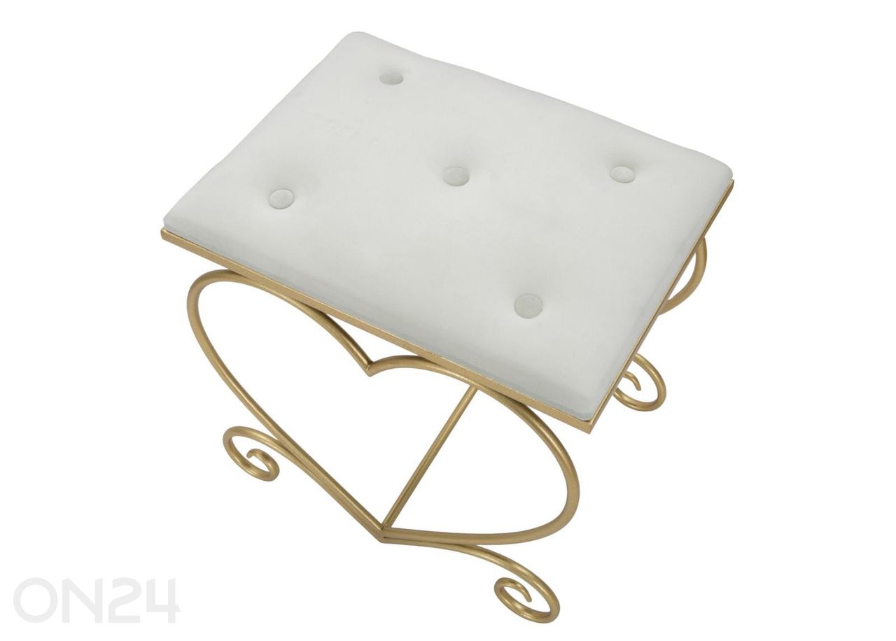 Скамья Heart, кремово-золотистый увеличить