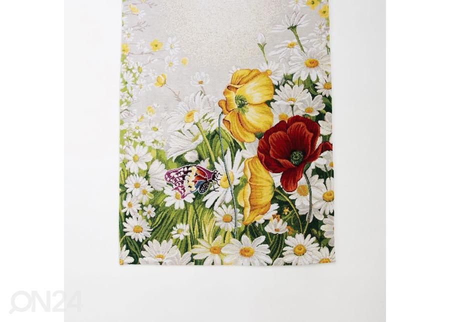 Скатерть из гобеленовой ткани Daisies 44x138 см увеличить