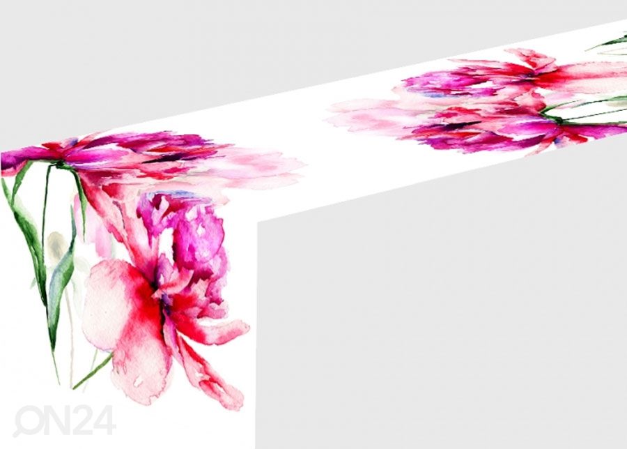 Скатерть Watercolor peonies 40x140 cm увеличить