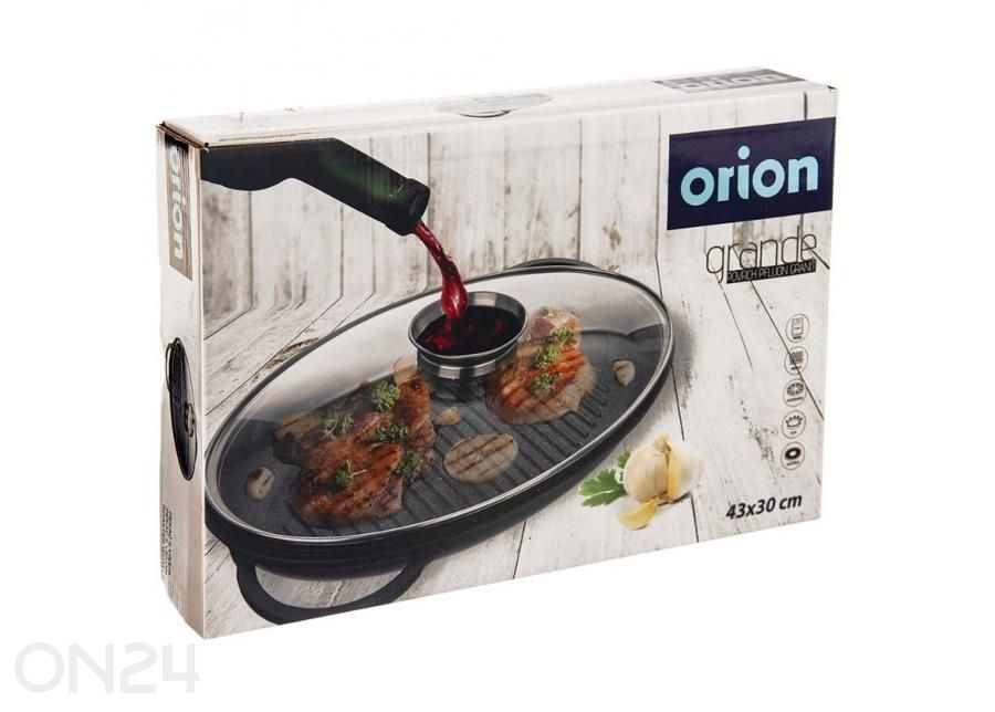 Сковорода-гриль с крышкой Grande 43x28x6 см увеличить