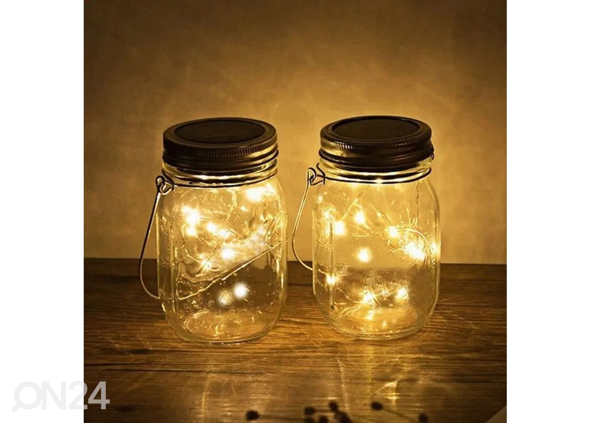 Солнечный светильник Jar 10 LED, 2 шт увеличить