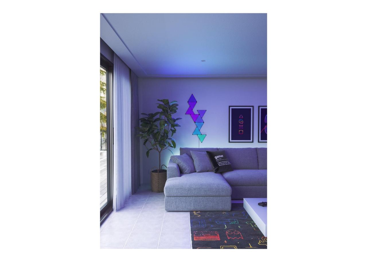Стартовый комплект Nanoleaf Shapes Black Triangles (9 папнелей), черный увеличить