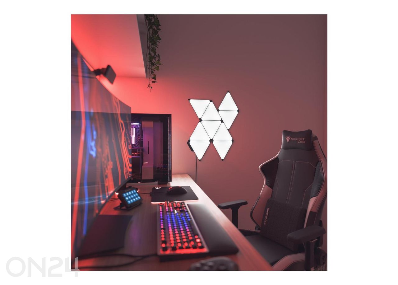 Стартовый комплект Nanoleaf Shapes Black Triangles (9 папнелей), черный увеличить
