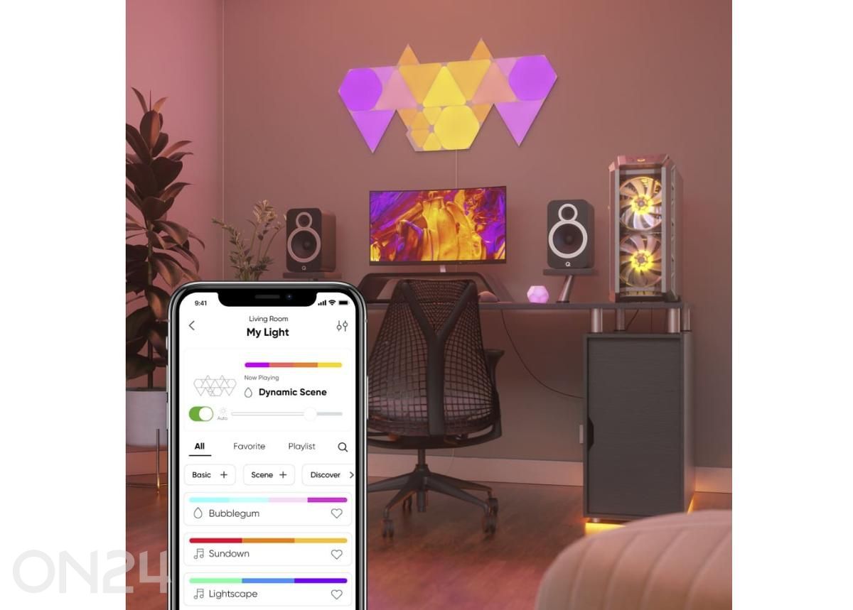 Стартовый набор Nanoleaf Shapes Triangles (15 панелей) увеличить