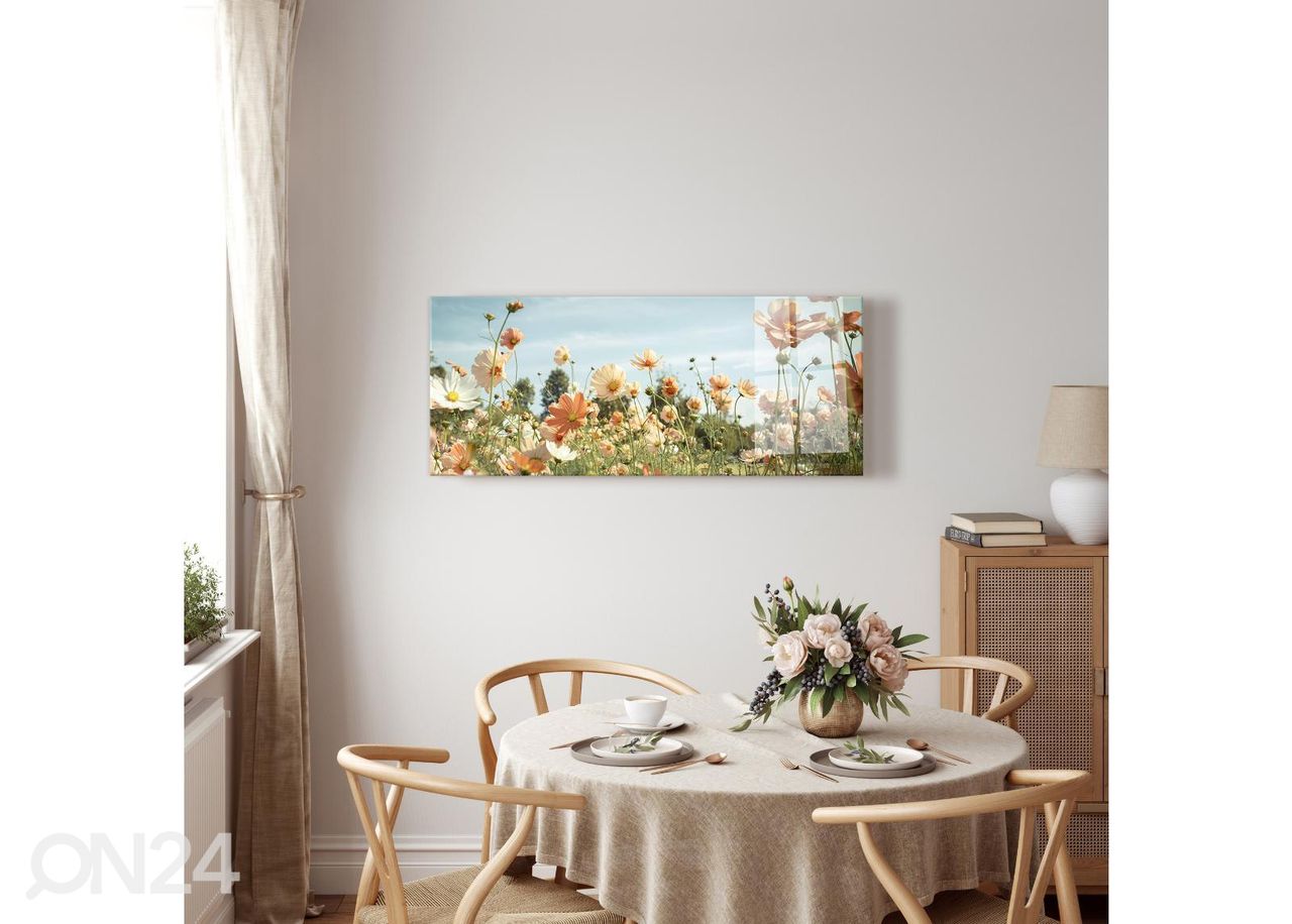 Стеклянная картина Yellow Meadow 125x50 см увеличить