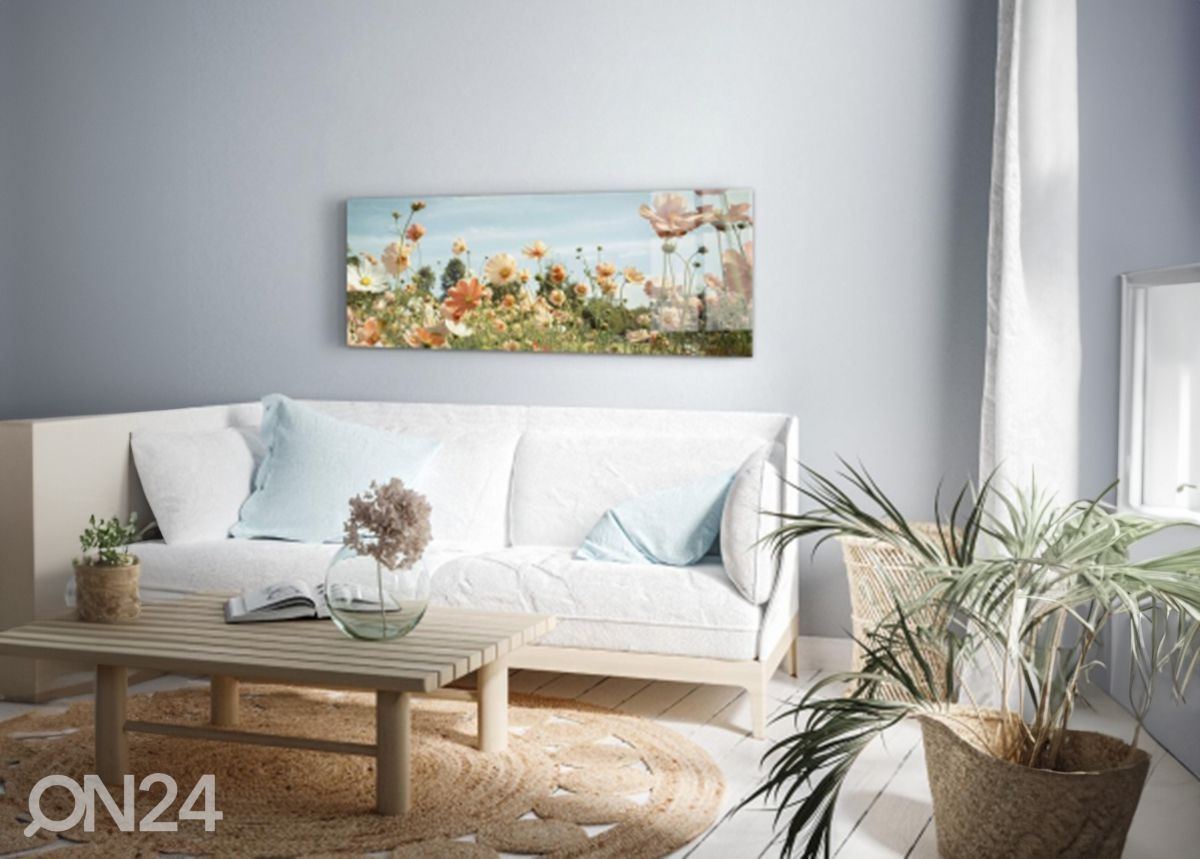 Стеклянная картина Yellow Meadow 125x50 см увеличить